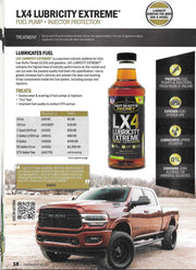 HOT SHOTS SECRET LX4 LUBRICITY EXTREME - FUEL PUMP + INJECTOR PROTECTION