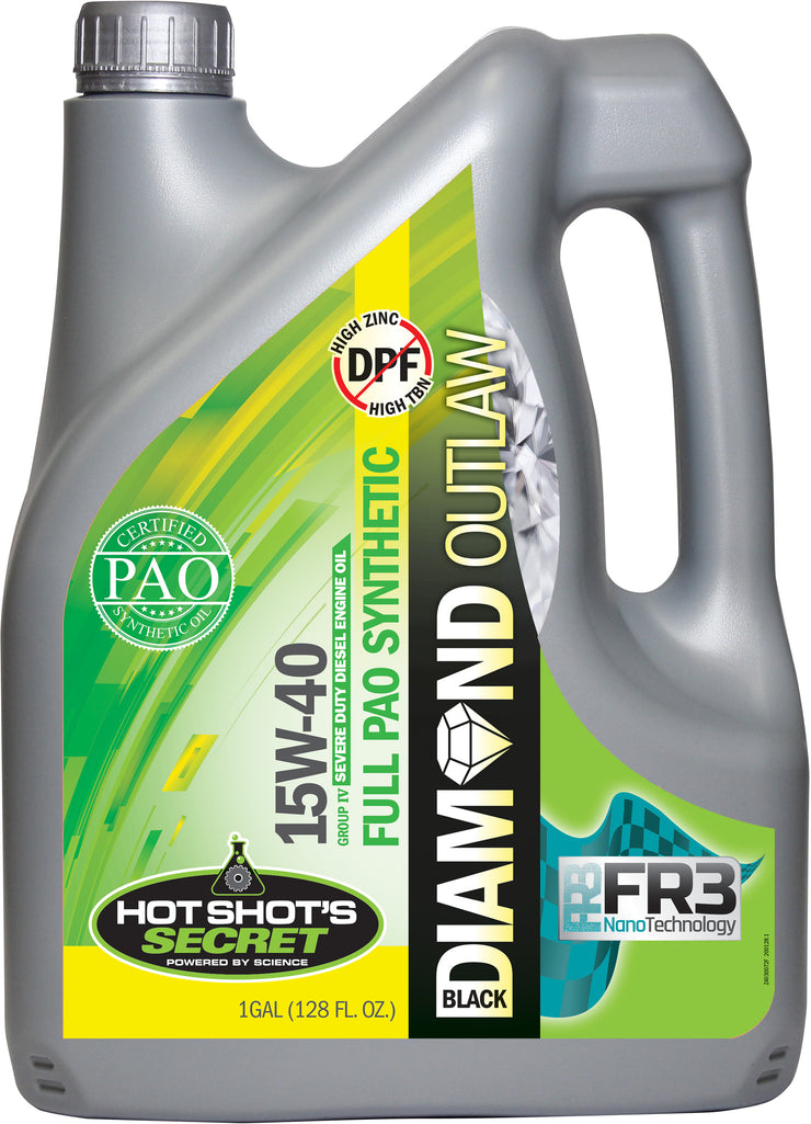 HOT SHOTS SECREET BLACK DIAMOND OUTLAW ENGINE OIL